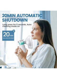 Hulami Portable Auto Nebulizer Machine - Rechargeable Mesh Nebulizer for Adults and Kids, Travel and Household Use, Electric Handheld Inhaler for Breathing Problems  - Image 3