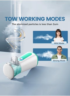 Hulami Portable Auto Nebulizer Machine - Rechargeable Mesh Nebulizer for Adults and Kids, Travel and Household Use, Electric Handheld Inhaler for Breathing Problems  - Image 4