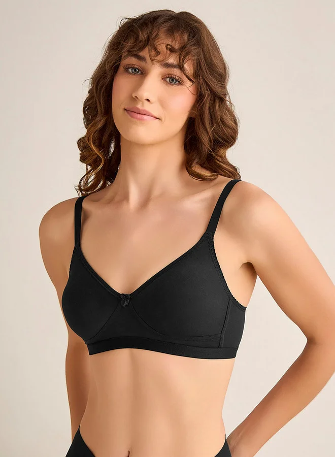 Splash FAV Bow Detail Non-Wired Non-Padded Bra