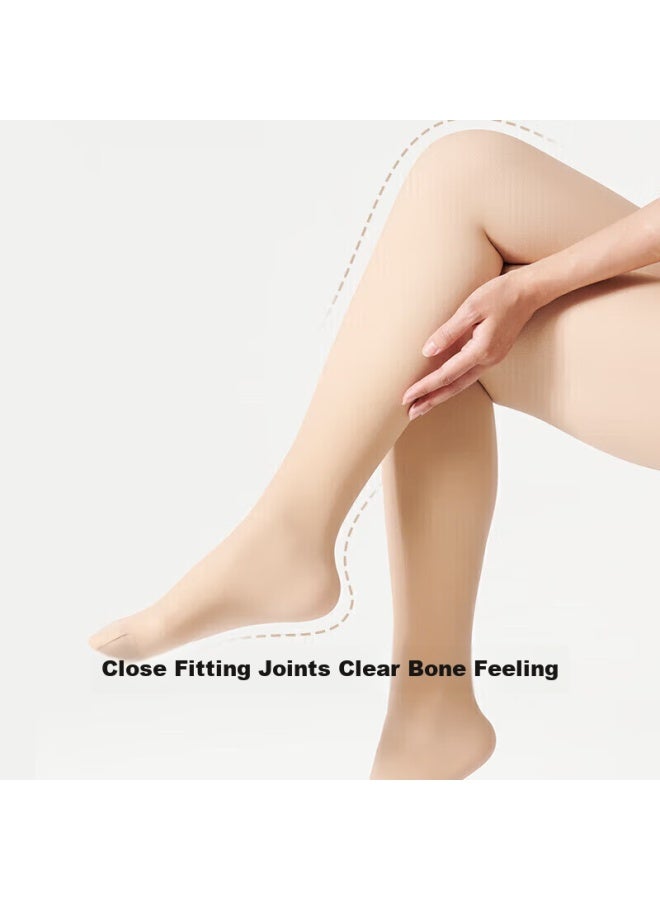 Ubras Yushuoxin Same Style Bare Leg Miracle Anti-snagging Skin-friendly Stockings Pantyhose 1800d Tapered White Skin M - Image 5