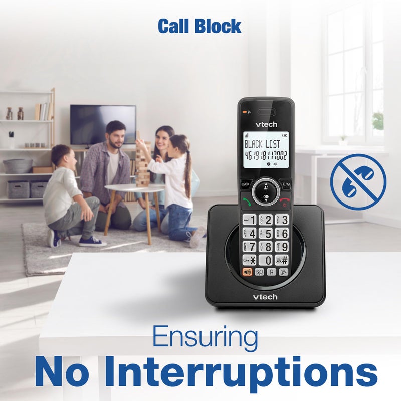 VTech EA5000 DECT Cordless Phone with Nuisance Call Blocker,Easy-to-Read Backlit Display,Landline Phone with 18 Hours Talk-time,Volume Booster,Handsfree Speakerphone,Speed Dial,Single Handset - Image 4