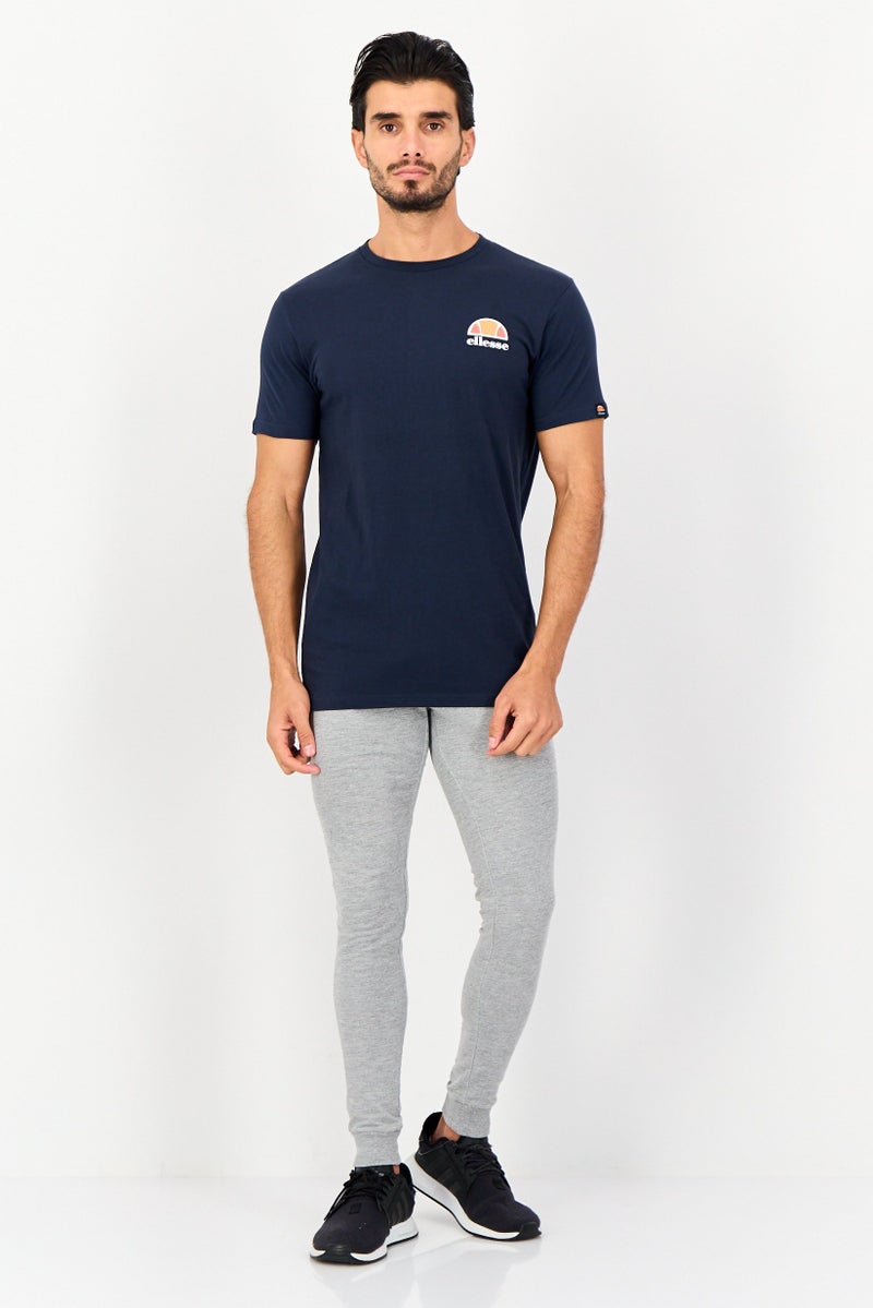 Ellesse Men Sportswear Fit Short Sleeves Outdoor T-Shirt, Navy - Image 2