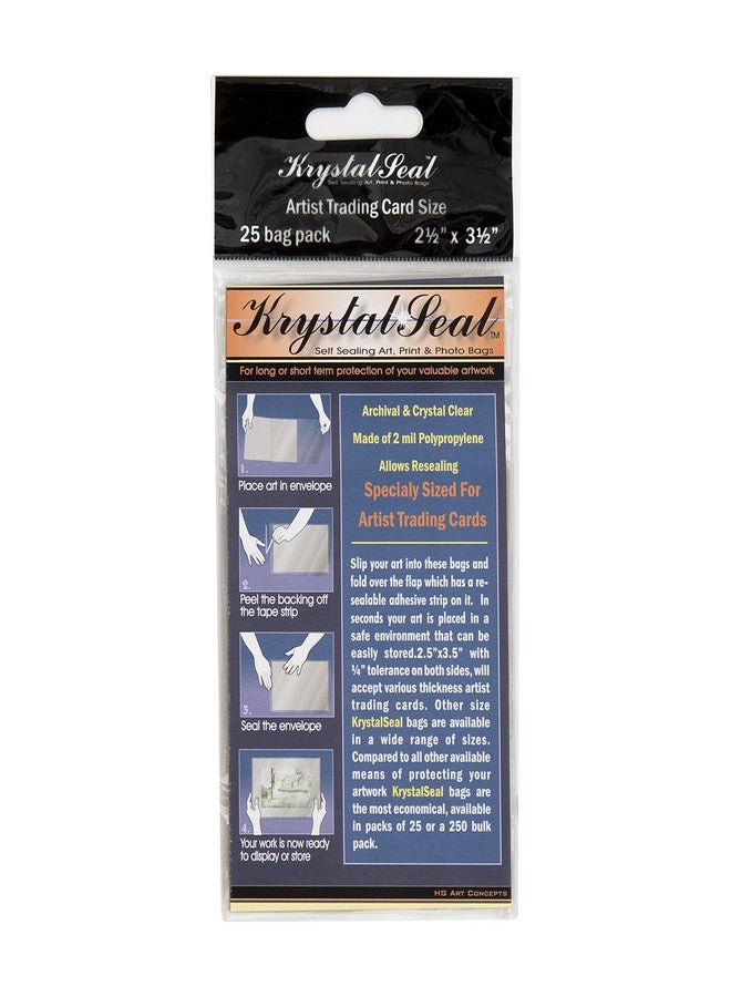 Creative Mark Krystal Seal ATC Art and Photo Bags - Archival Polyethylene Sealing Bags for Paintings, Artwork and Photo Storage - 11 x 17- Pack of 25 - Image 5