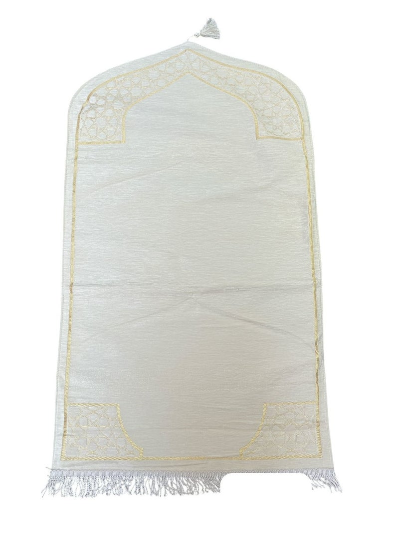 Sky Shine Ultra Soft Foam Padded Prayer Mat – Luxury Anti-Slip Sajjadah for Men & Women | Thick, Comfortable, Foldable Islamic Prayer Rug – Model 7005 - Image 1