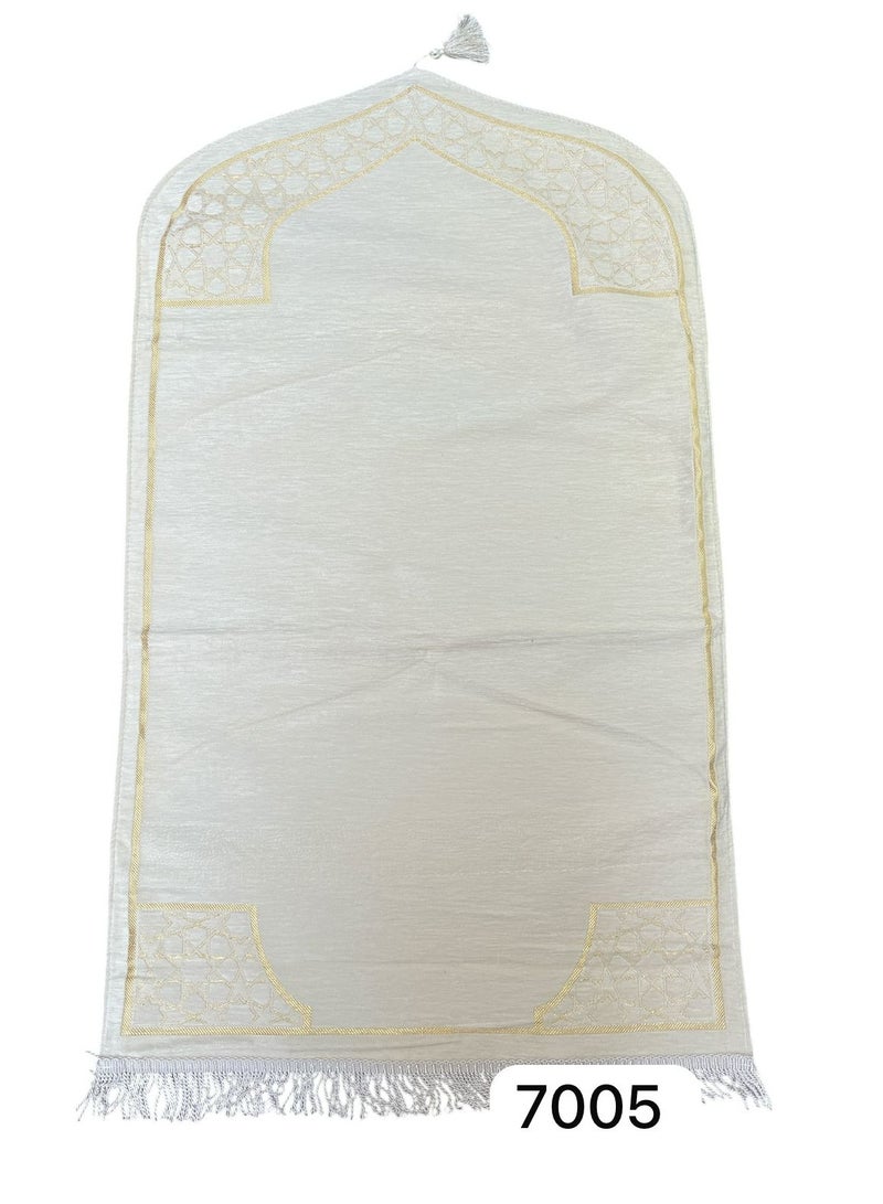 Sky Shine Ultra Soft Foam Padded Prayer Mat – Luxury Anti-Slip Sajjadah for Men & Women | Thick, Comfortable, Foldable Islamic Prayer Rug – Model 7005 - Image 2