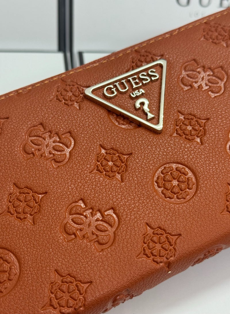 GUESS Women's camera bag wallet with classic print - Image 2