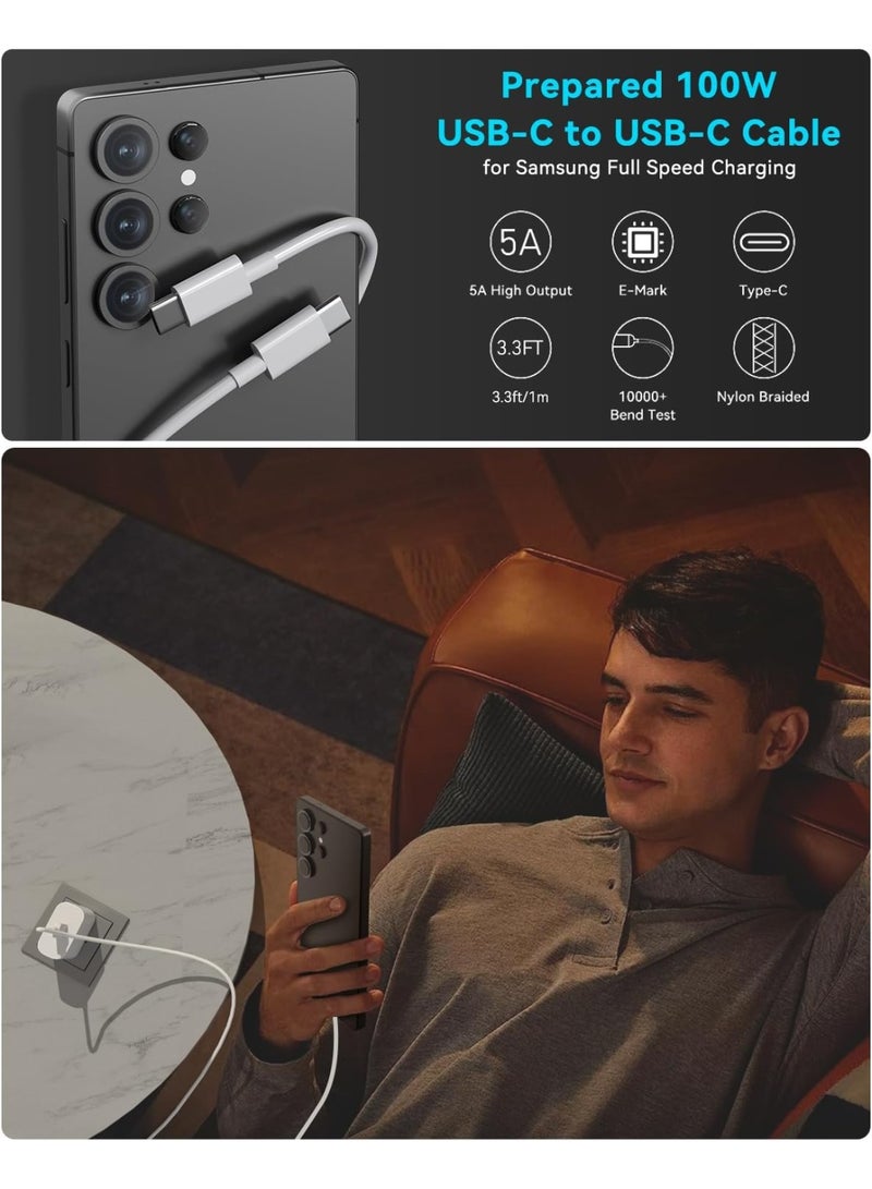 MUNTAQI 25W USB-C Fast Charger with PD 3.0 & PPS, Type-C Wall Charger Adapter for Samsung Galaxy S24/S23/S22/S21/S20/Note 20/10, iPhone 15/14/13/12 Series, Pixel, iPad, AirPods – Compact & Travel-Friendly - Image 3