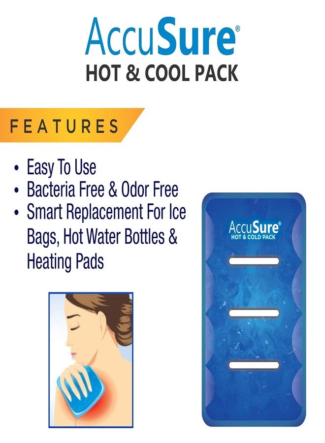 AccuSure Reusable Gel Based Hot & Cool Pack For Joints And Muscular Pain, Which Helps You To Reduce Sprains And Strains In Sports Injuries - Image 5