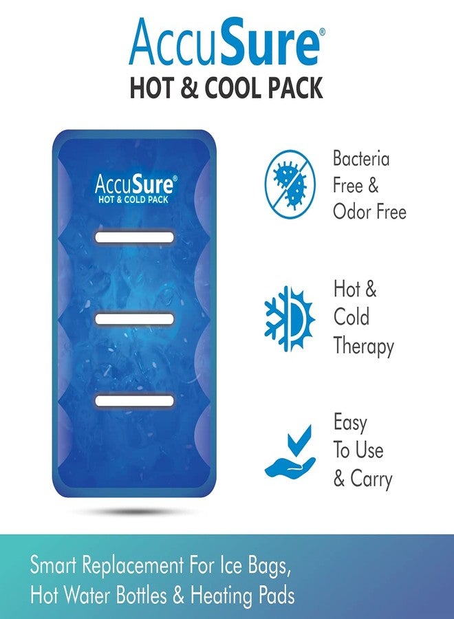 AccuSure Reusable Gel Based Hot & Cool Pack For Joints And Muscular Pain, Which Helps You To Reduce Sprains And Strains In Sports Injuries - Image 3