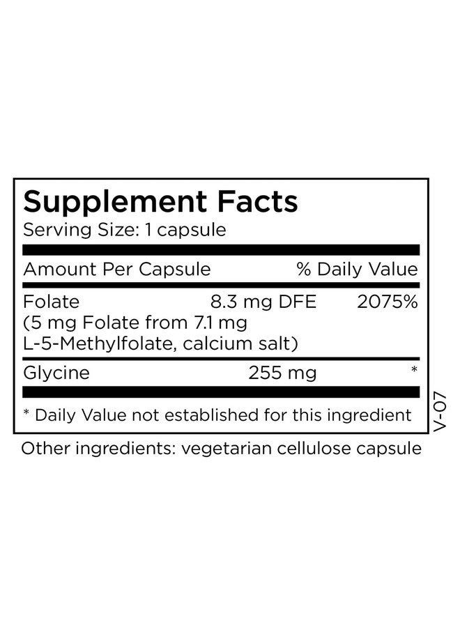 MethylPro 5mg L Methylfolate - P(30 Capsules) - Image 2