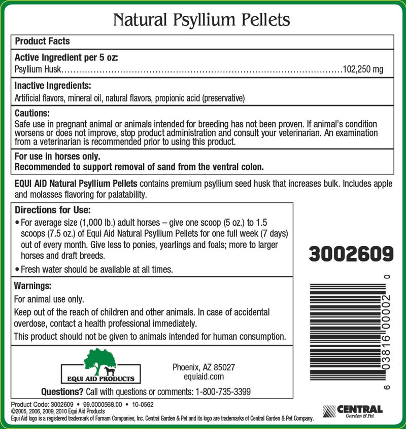 Farnam Equi Aid Natural Horse Psyllium Pellets Supplement, Supports Removal of Sand & Dirt From the Ventral Colon, 10 Pounds, 32 Scoops - Image 4