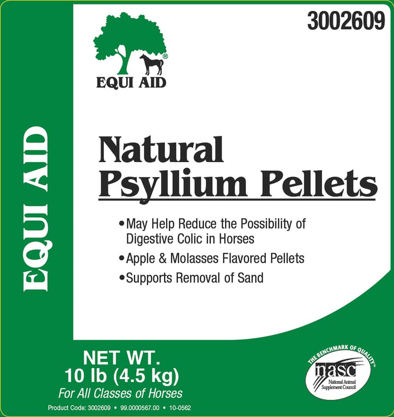 Farnam Equi Aid Natural Horse Psyllium Pellets Supplement, Supports Removal of Sand & Dirt From the Ventral Colon, 10 Pounds, 32 Scoops - Image 3