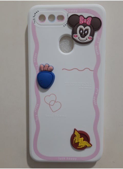 Back Cover Compatible With Phone Oppo F9 / A5S / A12 - Multi Color 518
