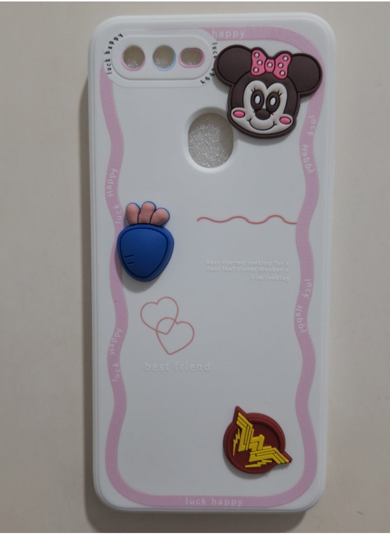 Back Cover Compatible With Phone Oppo F9 / A5S / A12 - Multi Color 518