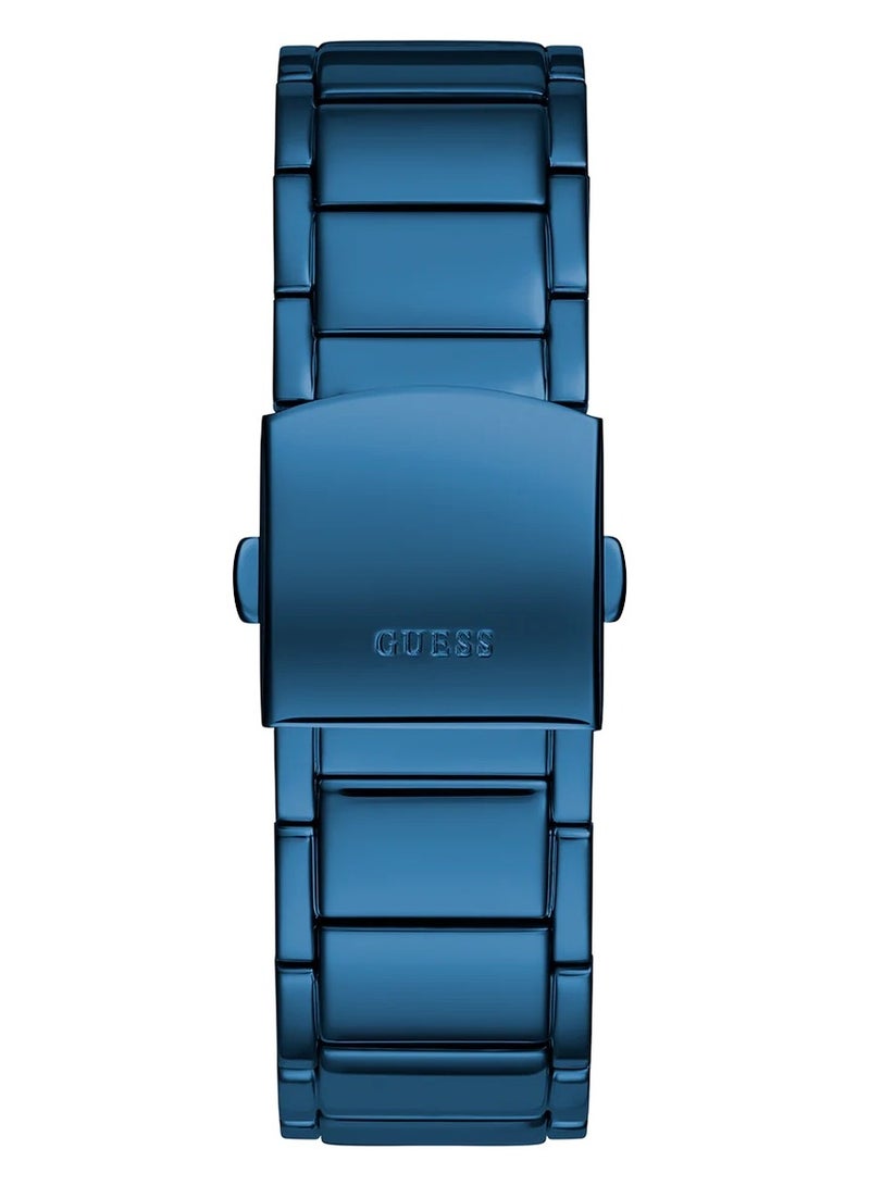 GUESS Men's Analog Tonneau Shape Stainless Steel Wrist Watch GW0387G4 - 43 Mm - Image 5