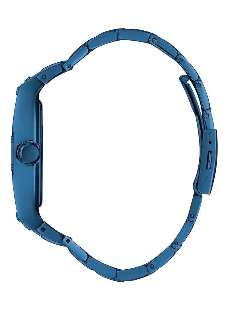 GUESS Men's Analog Tonneau Shape Stainless Steel Wrist Watch GW0387G4 - 43 Mm - Image 4