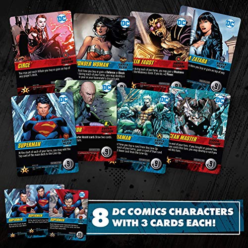 CRYPTOZOIC ENTERTAINMENT DC Deck-Building Game: Confrontations - Exciting 2v2 Format - Eight Iconic DC Characters to Play - Standalone, Compatible with Full DC Deck-Building Game Series - Image 4