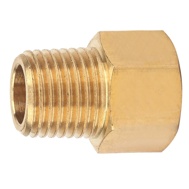مُحول تثبيت أنابيب النحاس لمقاييس الضغط 1/4" BSPT ذكر إلى 1/4" NPT أنثى - Image 2