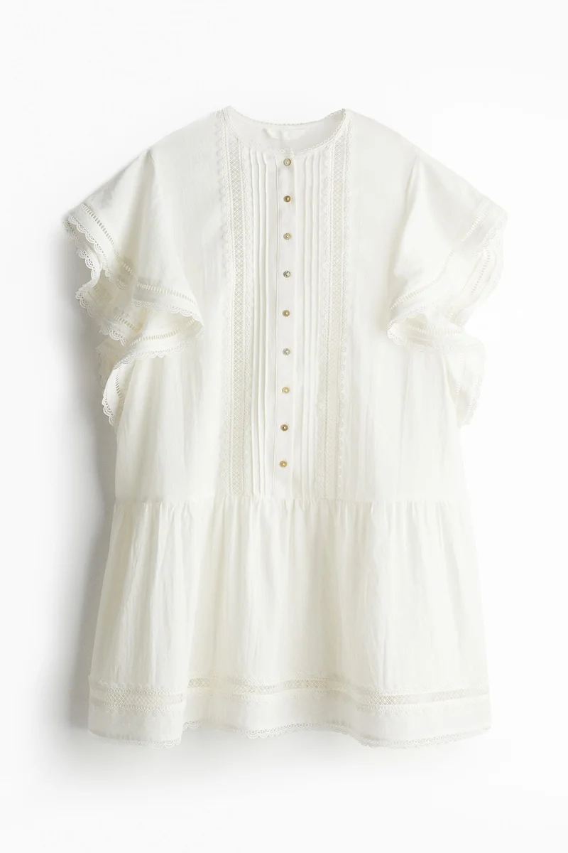 H&M Pintucked cotton dress