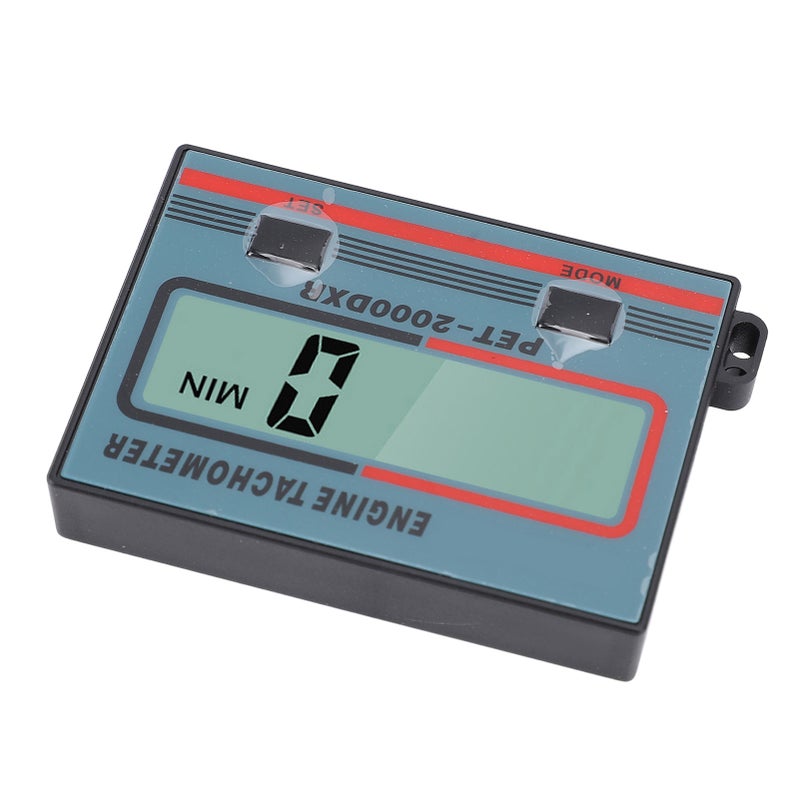 Handheld Digital Induction Chainsaw Tachometer LCD Display IP65 Waterproofing Tach Gauge for 2 Stroke 4 Stroke Engine - Image 2