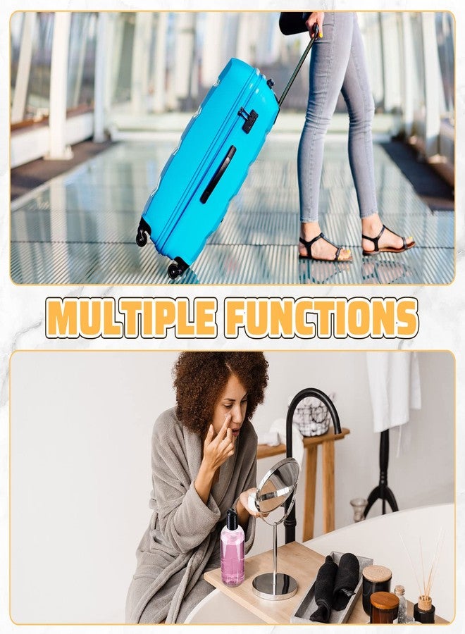 ايرينير مجموعة إيريناري من 30 زجاجة سفر سعة 8 أونصات مع غطاء قرص أسود، قابلة لإعادة التعبئة، مصنوعة من البلاستيك الشفاف، سهلة التفريغ، مناسبة للشامبو، وغسول الجسم، والكريم، واللوشن، والبلسم، والصابون السائل للجسم. - Image 3