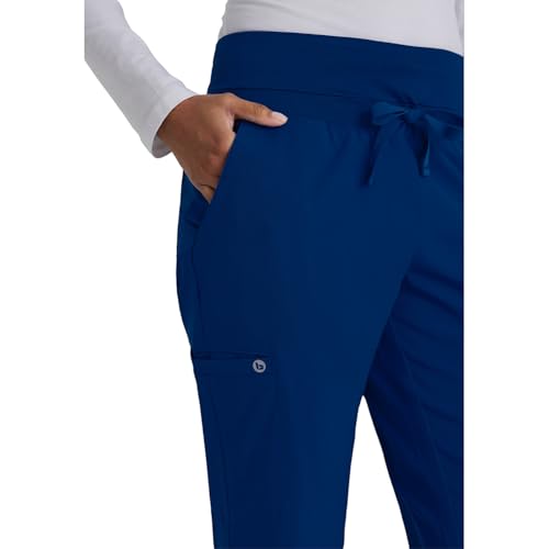 BARCO One Stride Classic Fit Scrub Pant for Women – Indigo, 5-Pocket Mid-Rise Pants w/ 360 Spandex Stretch, Moisture Wicking, Anti-Static and Quick-Shed –Small, Regular Fit - Image 5
