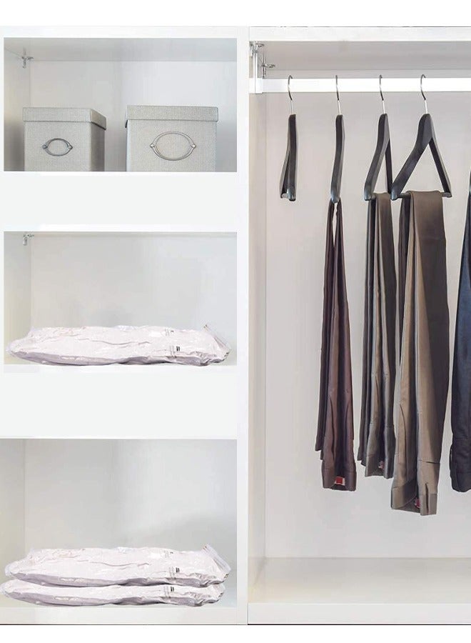 SUCITY 8-Pieces Vacuum Sealer Bags with Hand Pump - 8 Pack Space Saver Compression Bags - Vacuum Storage Bag for Blanket Clothes Bedding Pillows - Image 3