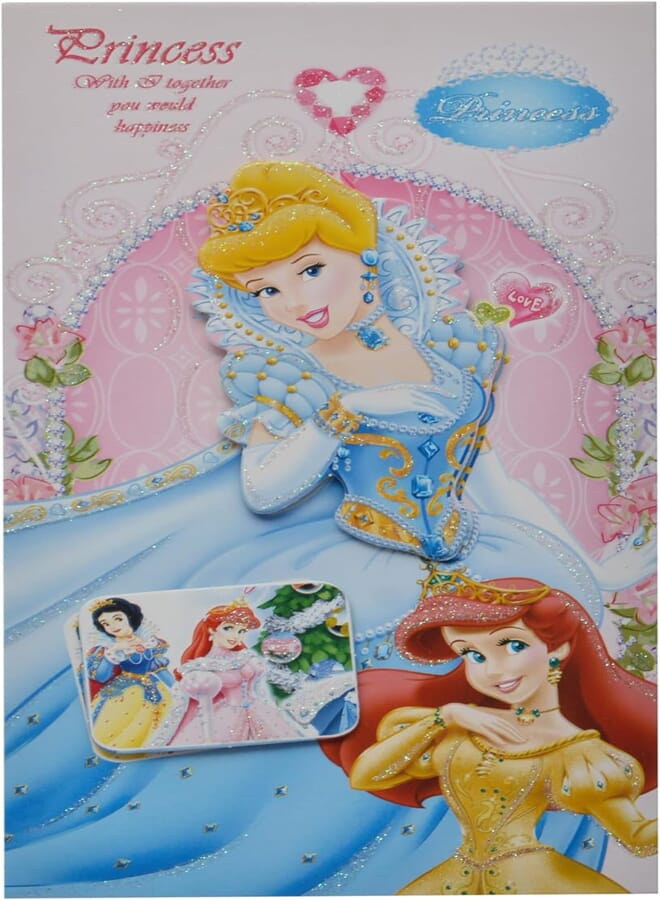 Princess Greeting Card For Girls - Multi Color
