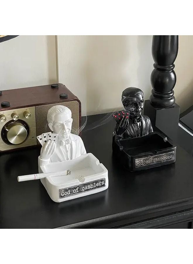 James Bond 007 Ashtray with 3D Smoking Figure Black Retro Design Spill Proof Lid - Image 4