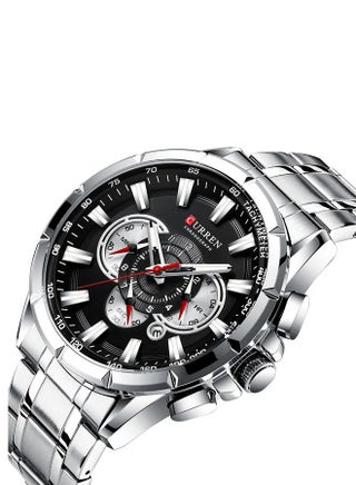 Curren 8363 Men's Quartz Watch, Stainless Steel, Black - pzsku/ZE8C9D554BCE6963F3BA8Z/45/1750646040/0bfa8f00-3355-4933-a9e8-f65d86ddd99b