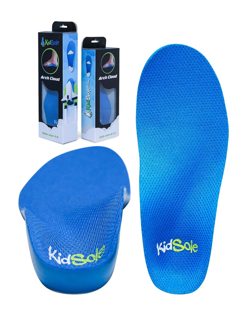 KidSole Arch Cloud Premium Grade Orthotic Insole by KidSole Lightweight Pronation & Supination Insole ((24 CM) Kids Size 4-6) - Image 1