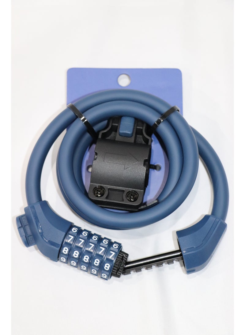 CREEPER قفل الدراجة مع نواة فولاذية سميكة ومطاط سميكة 12 * 1200mm مع إطار قفل مجاني - Image 3