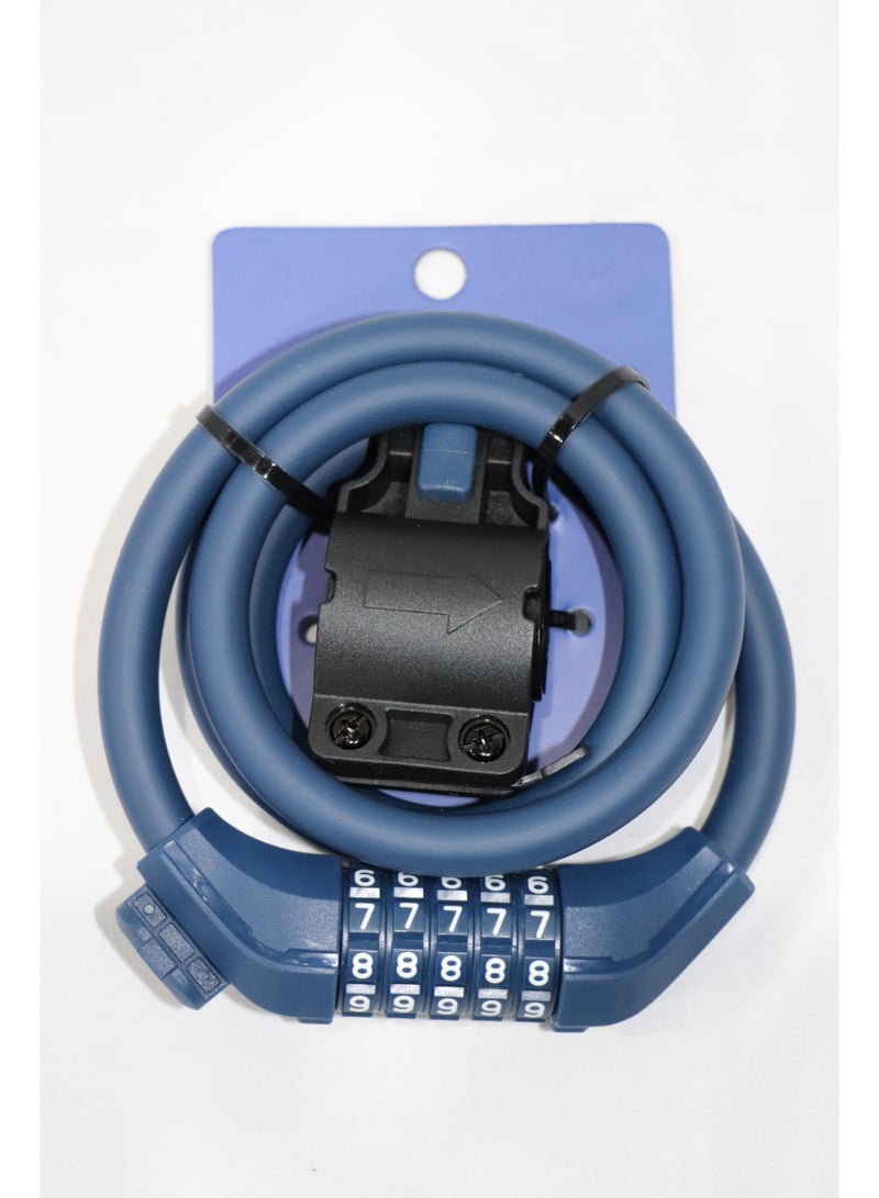 CREEPER قفل الدراجة مع نواة فولاذية سميكة ومطاط سميكة 12 * 1200mm مع إطار قفل مجاني - Image 1