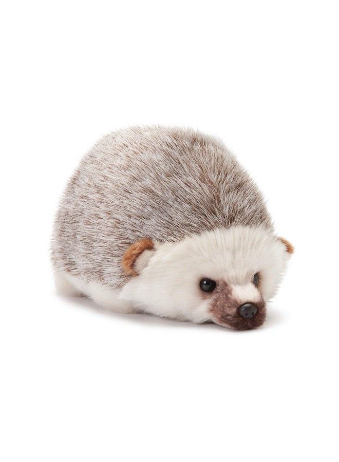 DEMDACO Huddled Small Hedgehog Wispy Chestnut Children'S Plush Stuffed Animal - Image 1