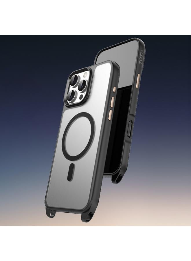 توتو ديزاين جراب هاتف TOTU PC-26 لهاتف iPhone 16 Pro Max مع فتحة حبل مغناطيسي من MagSafe Skin Feel - Image 2