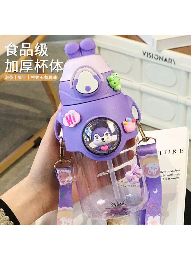 High Quality Bottle, Multi-Color Design, Fashionable Appearance, Perfect For Club, School, Sports, Gym And Camping. Water Bottle, 650 Ml - Image 1