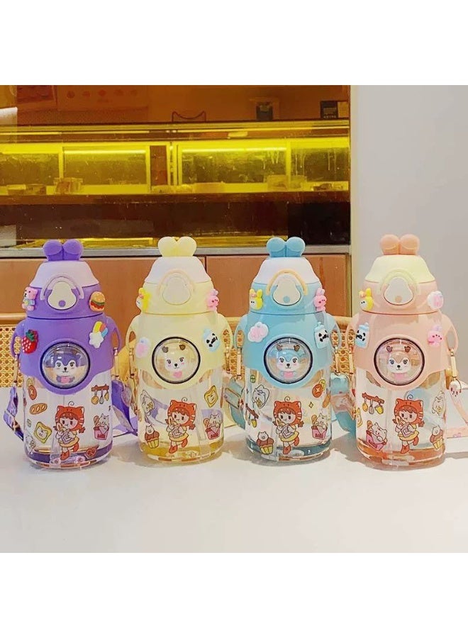 High Quality Bottle, Multi-Color Design, Fashionable Appearance, Perfect For Club, School, Sports, Gym And Camping. Water Bottle, 650 Ml - Image 4