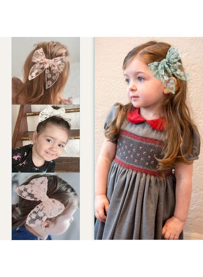 أوزيغالور 7 قطع أقواس شعر كبيرة خرافية مع مشابك، صناعة يدوية محايدة للبنات والأطفال الصغار والأطفال والمراهقين. - Image 4