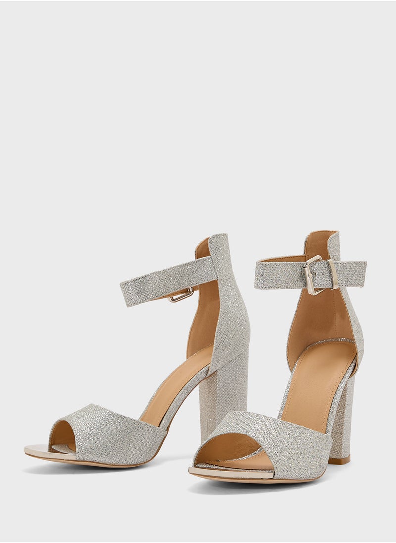 Truffle High Block Heel Sandal  - Image 4