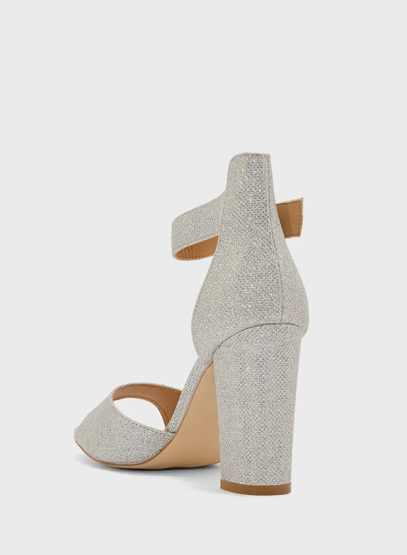 Truffle High Block Heel Sandal