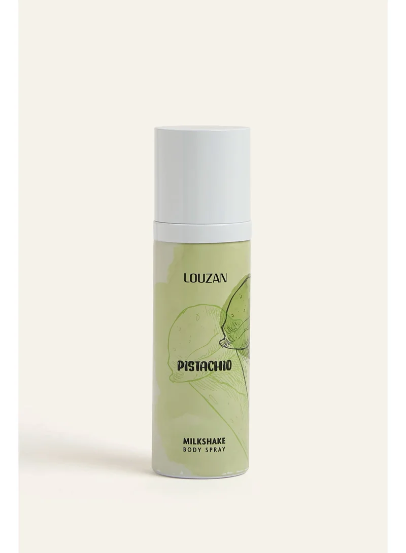Louzan Louzan Pistachio Milkshake Body Spray 100ml – Pistachio, Raspberry & Tonka Bean Gourmand Fragrance