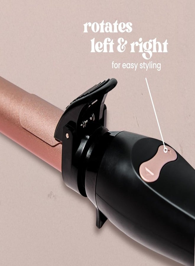 Beachwaver The Beachwaver Co. B1 Rotating Curling Iron - Midnight Rose | Automatic 1-Inch Ceramic Curling Iron - Most Common Barrel Size for All Hair Lengths! | Auto-Shut Off, Travel-Friendly, Dual Voltage - Image 4