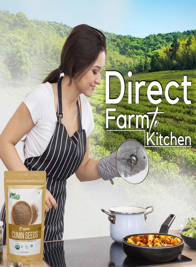 ORGANIC ZING بذور كمون زنج العضوية (227 غ / 8 أونصة) - كمون ممتاز صالح للأكل، مثالي للطبخ والتتبيل والطهي اليومي - Image 4
