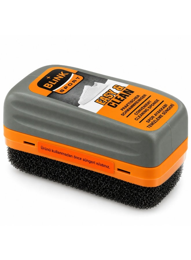 Blink Sport Trainers Cleaning Sponge – All-in-One Shoe Cleaner Kit for Leather, Whites, Nubuck & Fabric Sneakers - Image 1