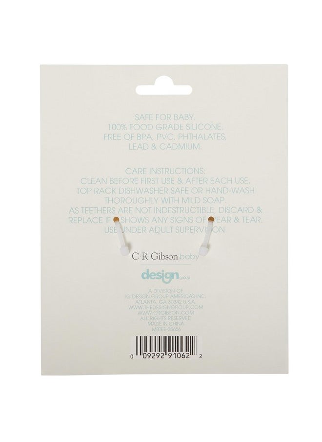 C.R. Gibson C.R. Gibson 100% Food Grade Silicone Star Baby Teether for Infants, 2.75" x 4.25", Multicolor  - Image 3