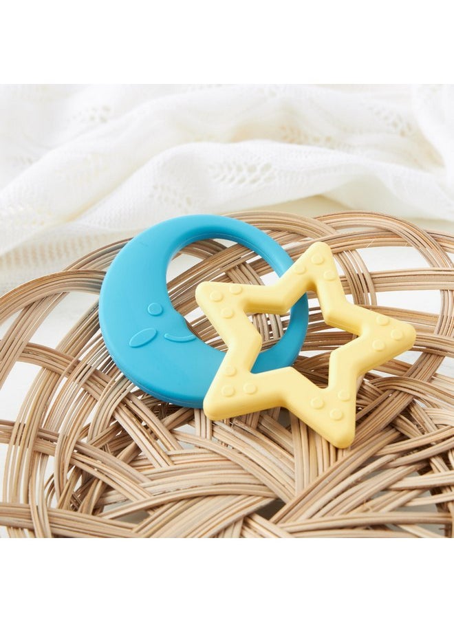 C.R. Gibson C.R. Gibson 100% Food Grade Silicone Star Baby Teether for Infants, 2.75" x 4.25", Multicolor  - Image 4