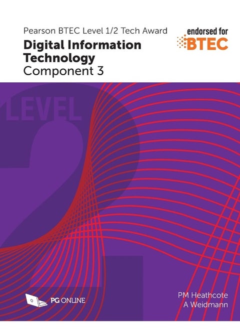 Pearson BTEC Level 1/2 Tech Award in Digital Infor