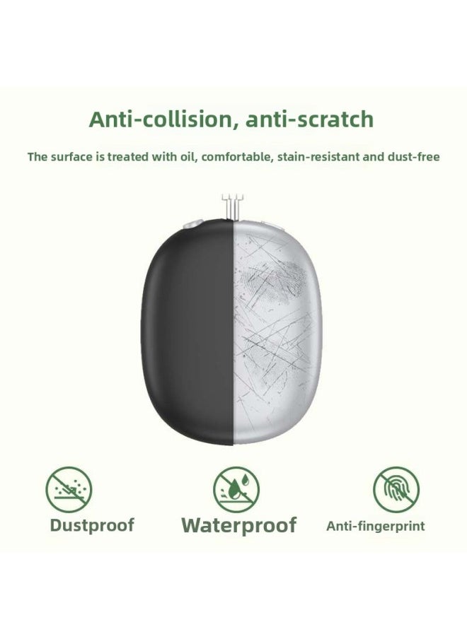 Generic - Suitable For Apple Headphone Case Airpods Max Protective Case Head-Mounted Earphone Case Silicone Protective Cover Case-Color:Max Transparent 3-piece Set (shell Set * 1 Pair Of Beam Set * 1 Pair Of Ear Cushion Set * 1 Pair)-Applicable Model:AirPodsMax - Image 1