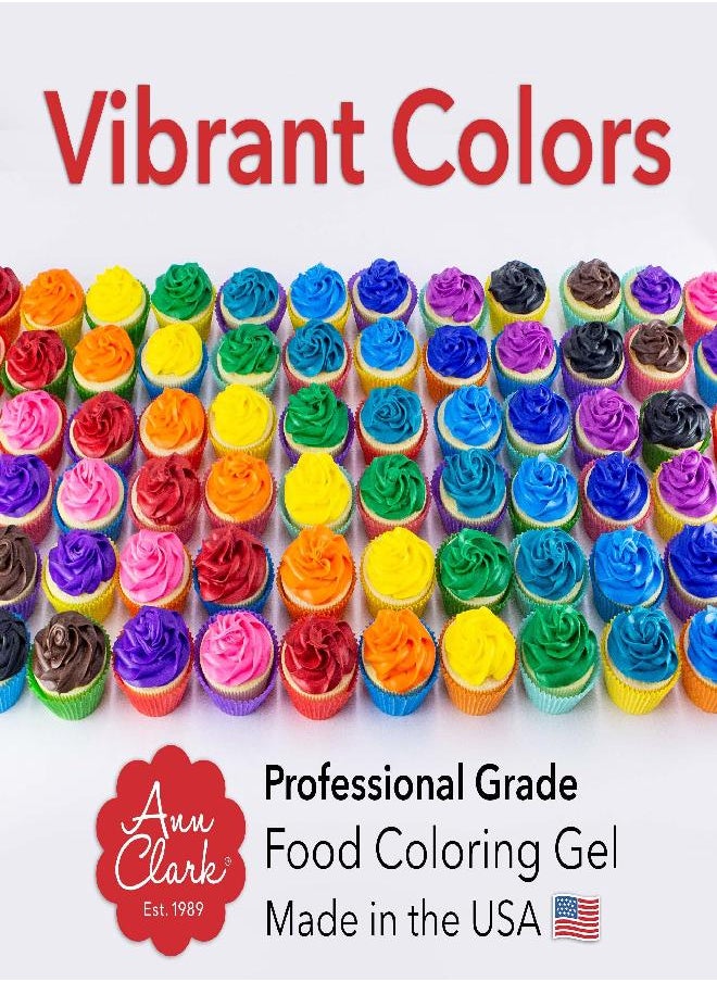 Ann Clark Cookie Cutters - Ann Clark Professional-Grade Food Coloring Gel Made in USA, 12 Colors - Image 1