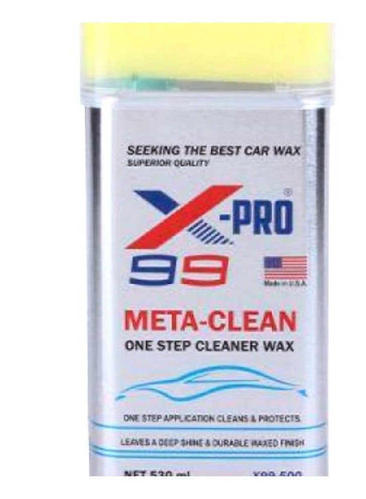X-PRO Car Wax Metaclean One Step Cleaner Wax 530 ML - Image 2